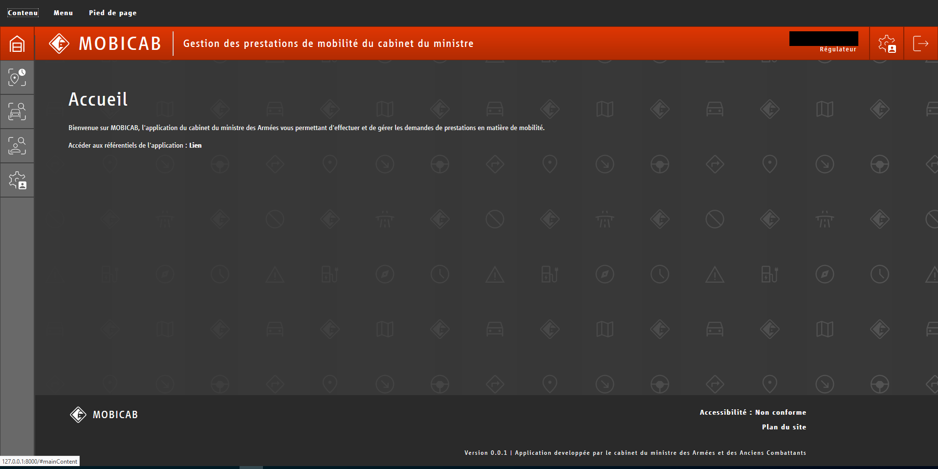Superposition des liens d'évitement sur le header corrigé